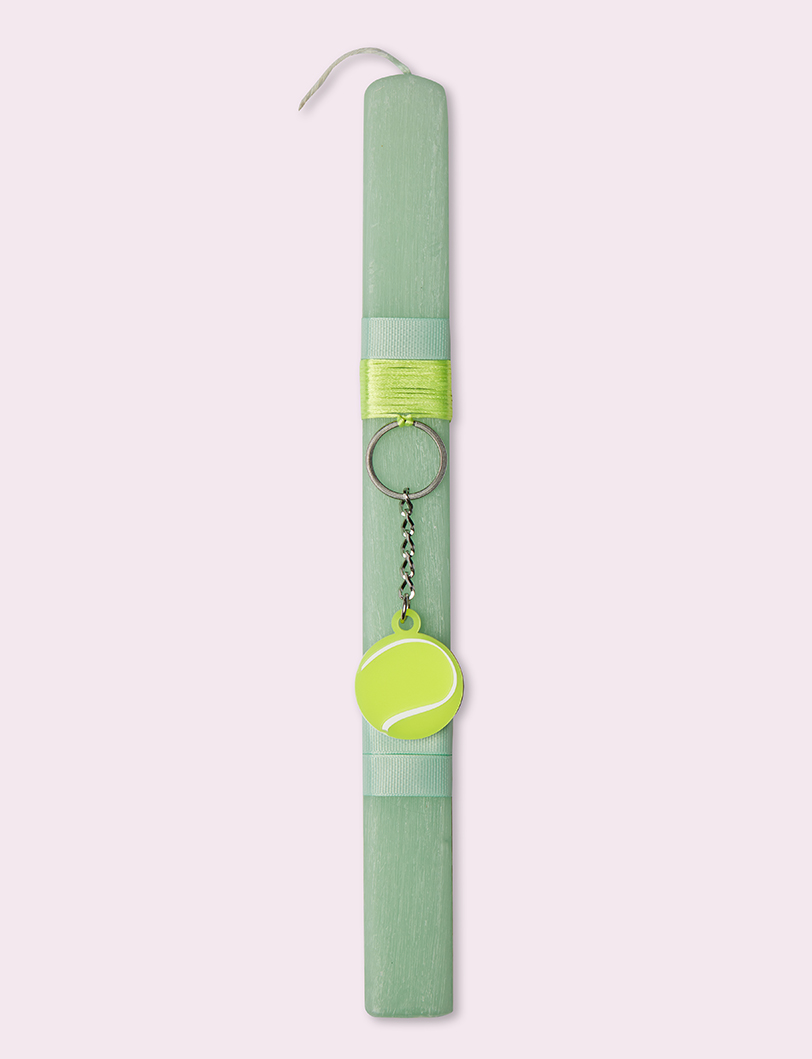 Tennis Ball Easter Candle